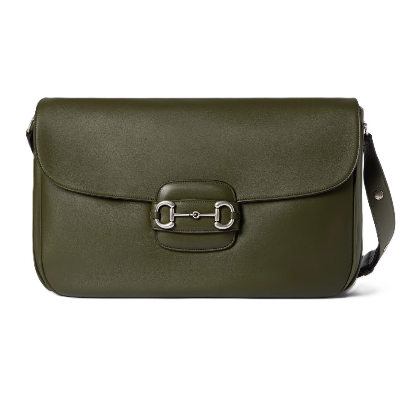 Gucci Horsebit 1955 Aura Large BagBagsGucciDPUS Designer Outlet20300146638Dark Green LeatherGucci Horsebit 1955 Aura Large Bag