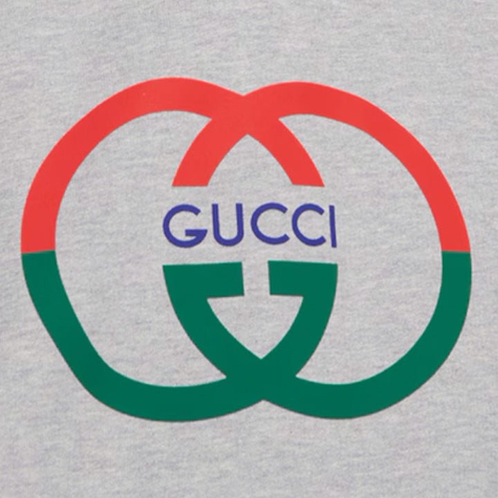 Gucci Interlocking G Logo Crewneck Sweat in Grey Melange – DPUS