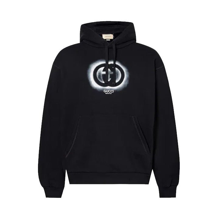 Gucci Interlocking G Logo Hoodie in BlackHoodiesGucciDPUS Designer OutletSGucci Interlocking G Logo Hoodie in Black