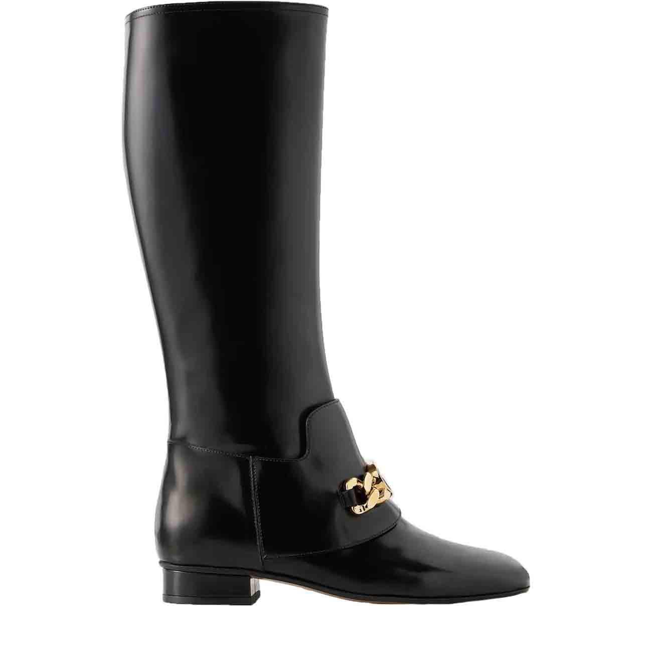 Gucci Jeanne Long Boots in Black