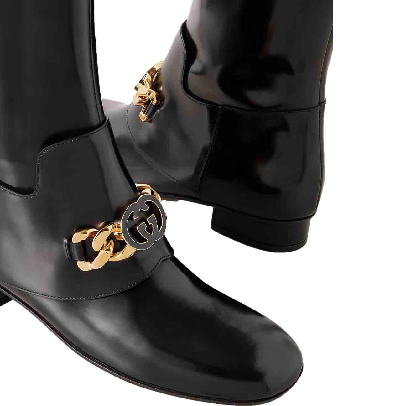 Gucci Jeanne Long Boots in Black
