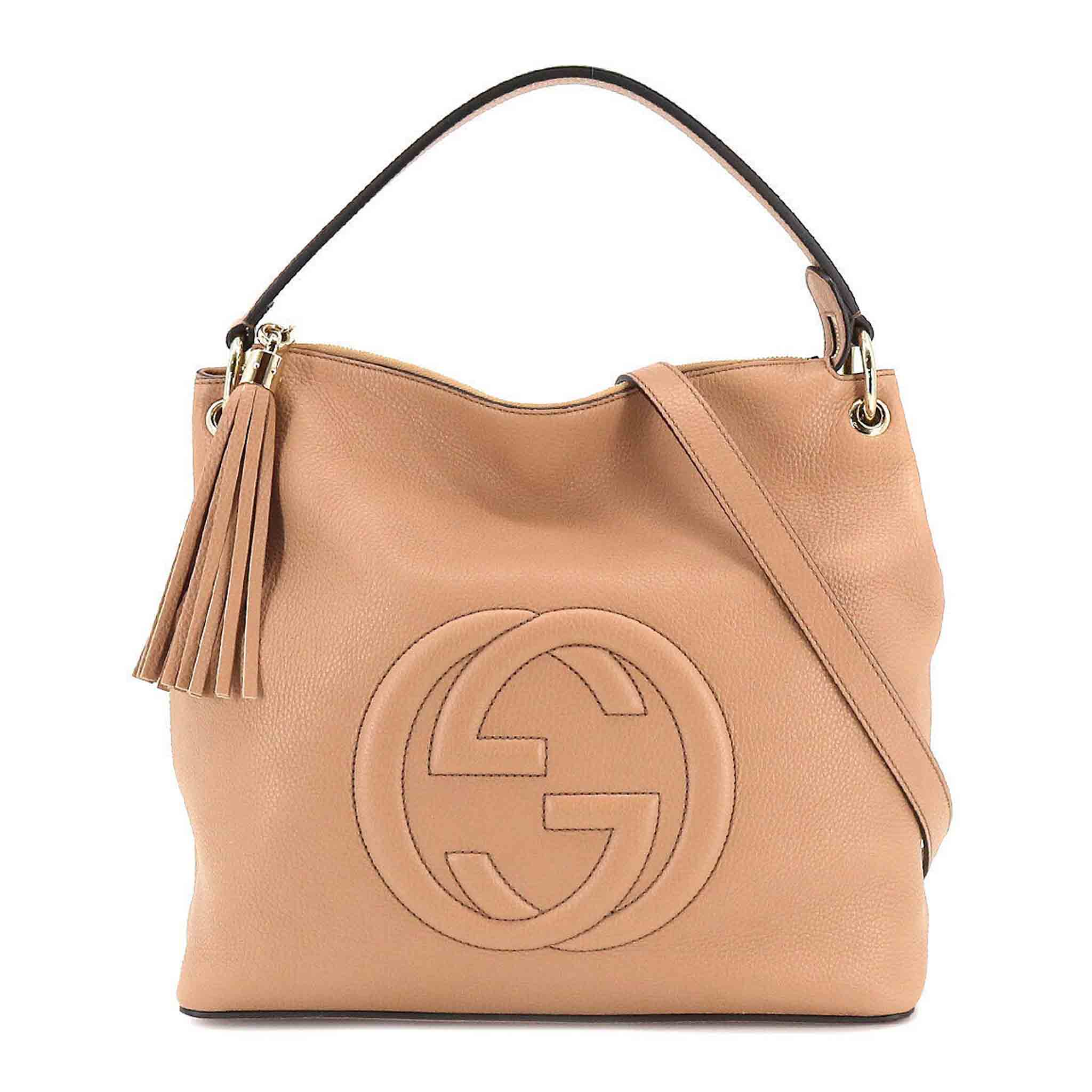 Gucci Ladies Soho Hobo Bag in TanHandbagsGucciDPUSGucci Ladies Soho Hobo Bag in Tan