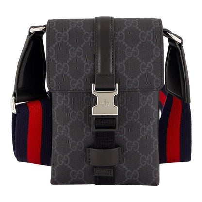 [Gucci] Leather Men's Crossbody BagAccessoriesGucciDPUS Designer Outlet816751-10428137287472Black[Gucci] Leather Men's Crossbody Bag