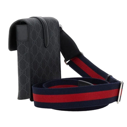 [Gucci] Leather Men's Crossbody BagAccessoriesGucciDPUS Designer Outlet816751-10428137287472Black[Gucci] Leather Men's Crossbody Bag