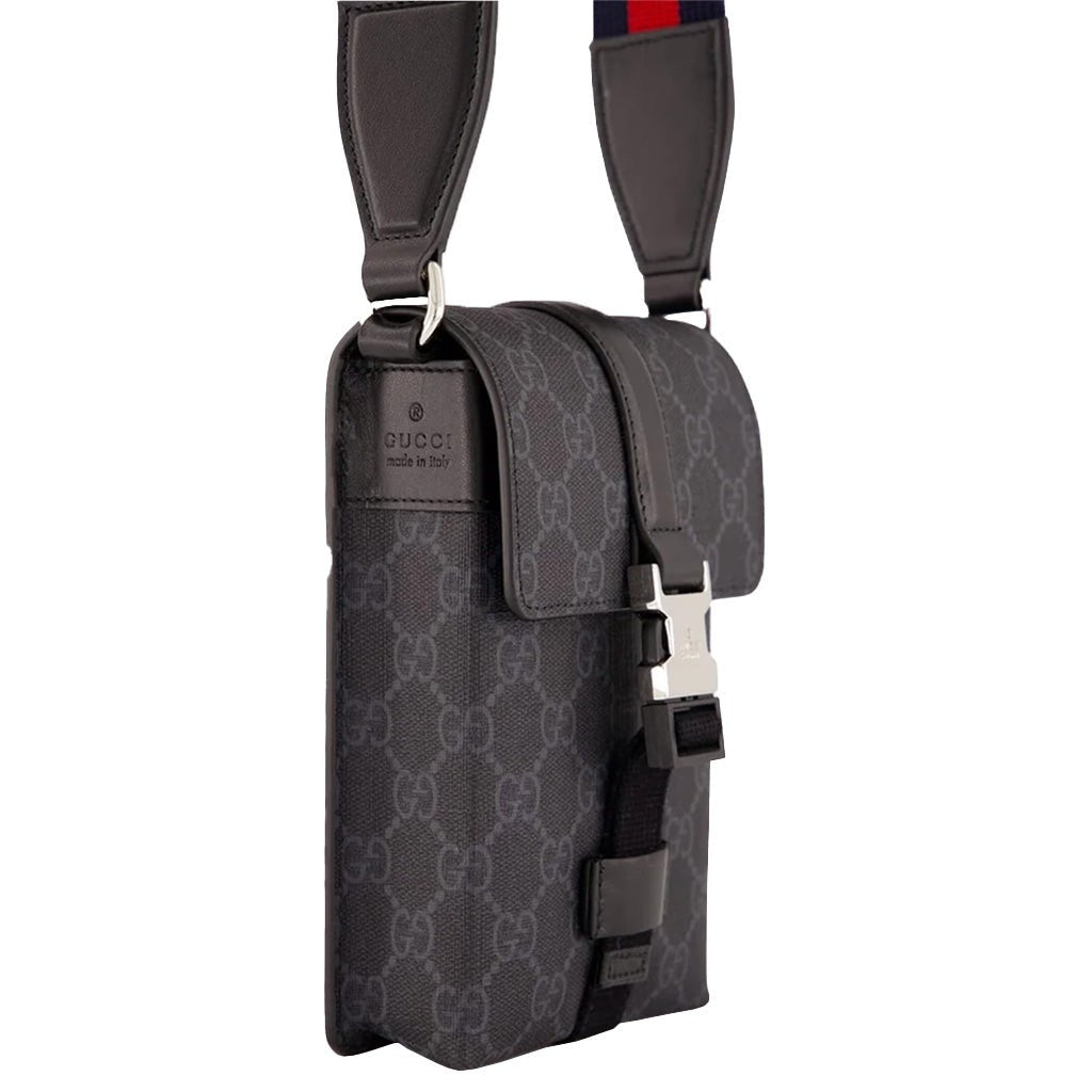 [Gucci] Leather Men's Crossbody BagAccessoriesGucciDPUS Designer Outlet816751-10428137287472Black[Gucci] Leather Men's Crossbody Bag