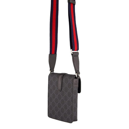 [Gucci] Leather Men's Crossbody BagAccessoriesGucciDPUS Designer Outlet816751-10428137287472Black[Gucci] Leather Men's Crossbody Bag