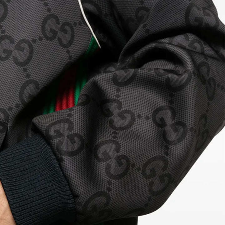 Gucci Light Neoprene Jumbo GG Hooded Jacket in GreyCoats & JacketsGucciDPUS Designer Outlet81323161772SGucci Light Neoprene Jumbo GG Hooded Jacket in Grey