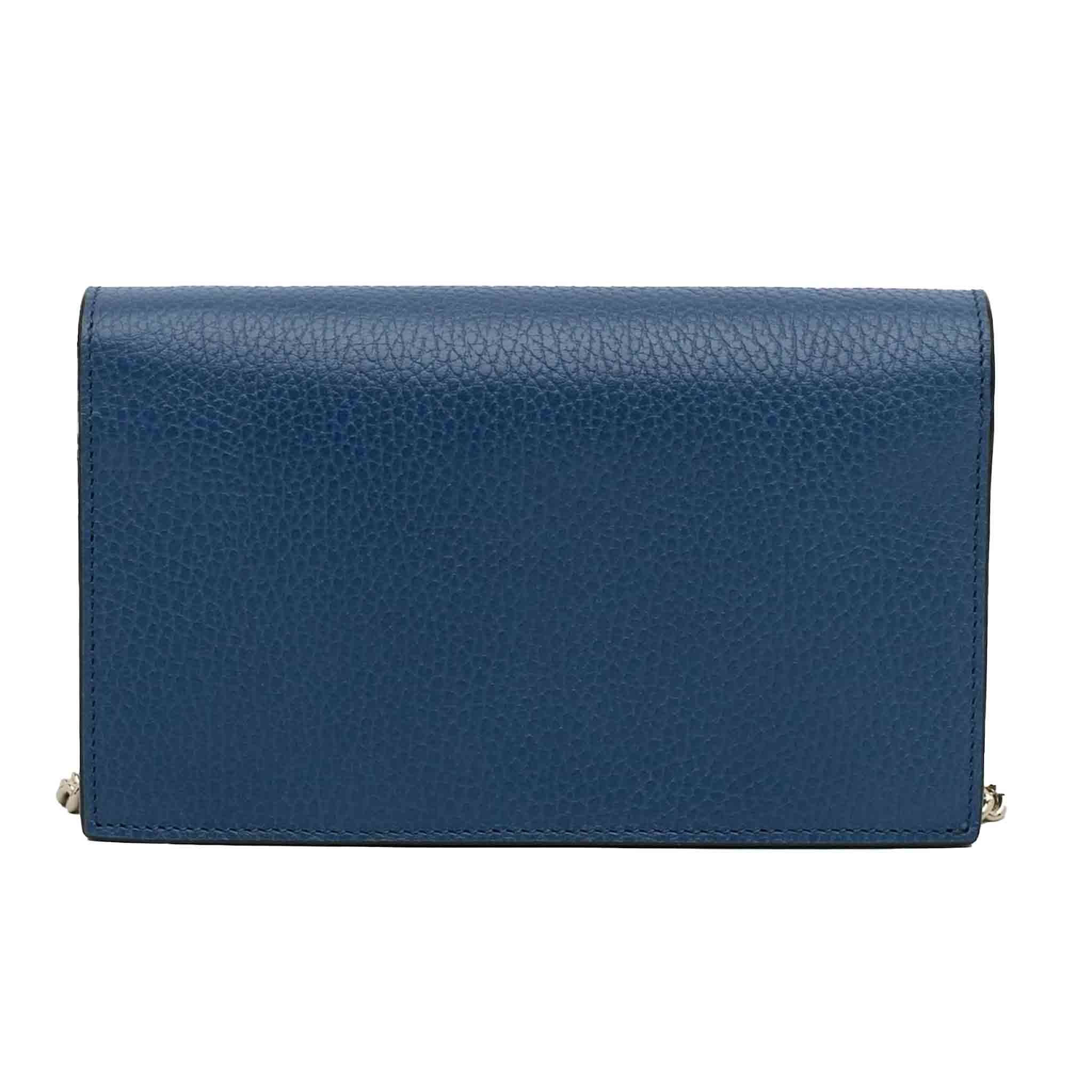 Gucci Logo Interlocking Calf Leather Small Bag in BlueHandbagsGucciDPUSGucci Logo Interlocking Calf Leather Small Bag in Blue