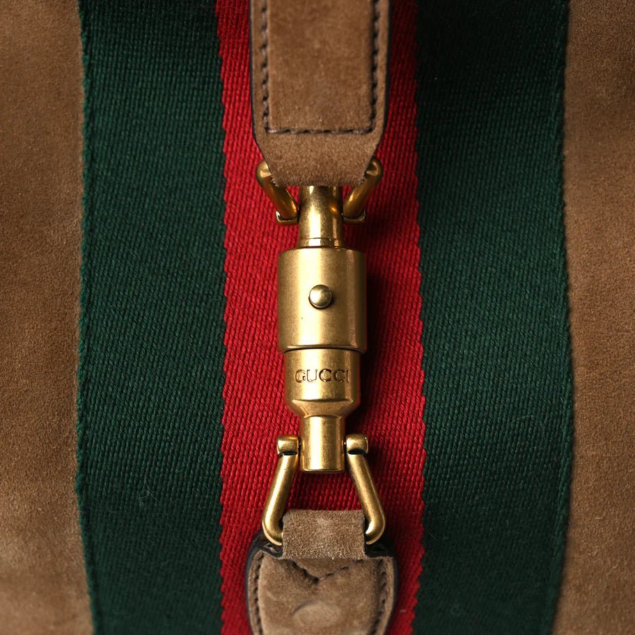 Gucci Medium Jackie BagBagsGucciDPUS Designer Outlet8139368607Tan SuedeGucci Medium Jackie Bag