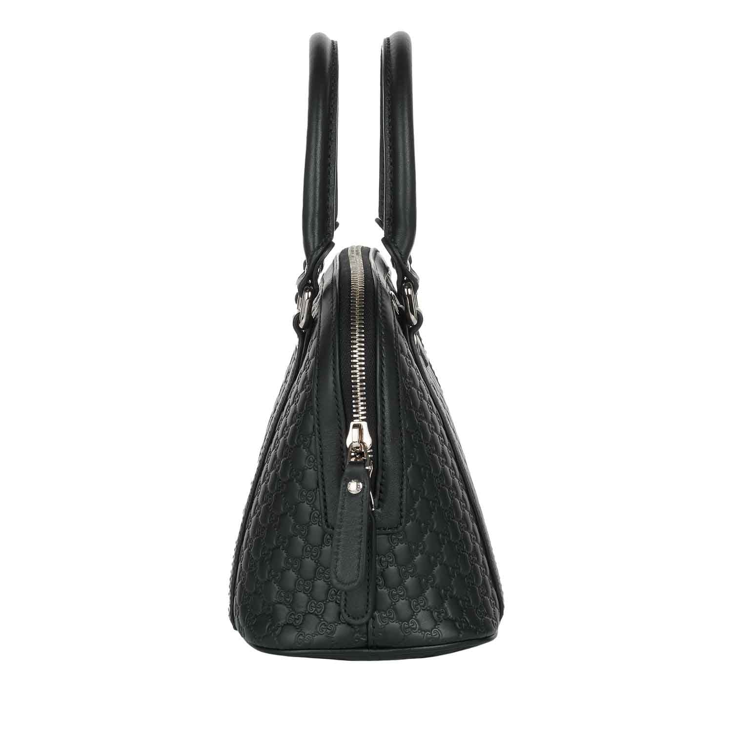 Gucci MicroGuccissima Small Top Handle Bag in BlackHandbagsGucciDPUSGucci MicroGuccissima Small Top Handle Bag in Black