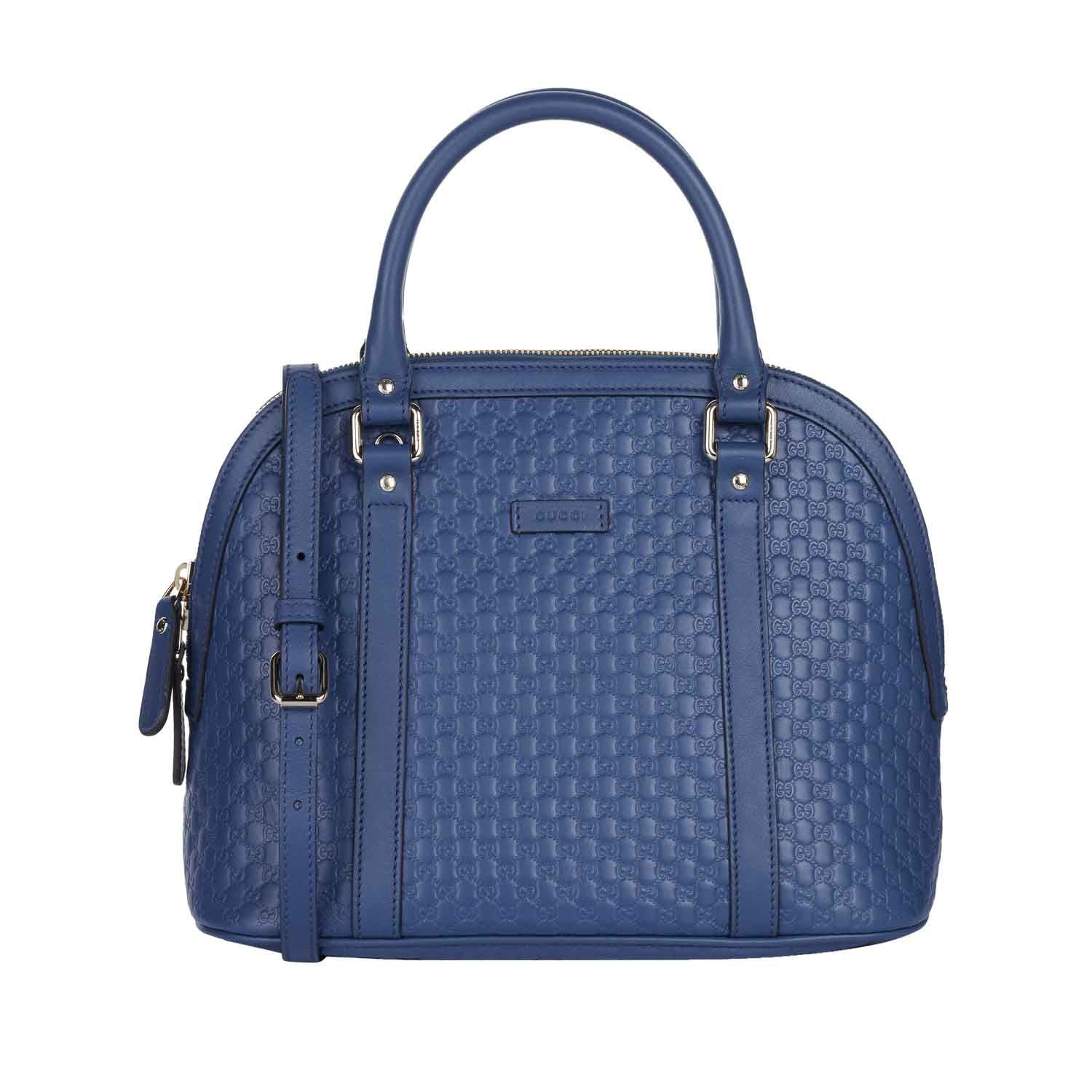 Gucci MicroGuccissima Small Top Handle Bag in BlueHandbagsGucciDPUSGucci MicroGuccissima Small Top Handle Bag in Blue