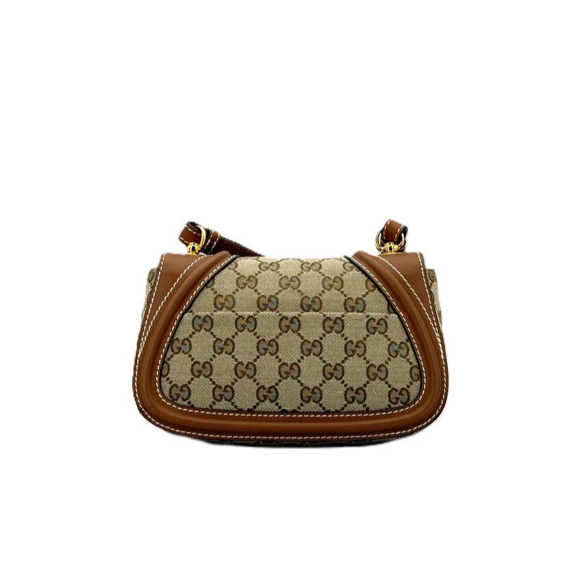 Gucci Mini Blondie BagBagsGucciDPUS Designer Outlet8137462380Beige Dark Brown GG CanvasGucci Mini Blondie Bag