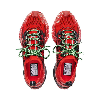 Gucci Monogram Run Sneakers in RedShoesGucciDPUS Designer Outlet810465467436+Gucci Monogram Run Sneakers in Red