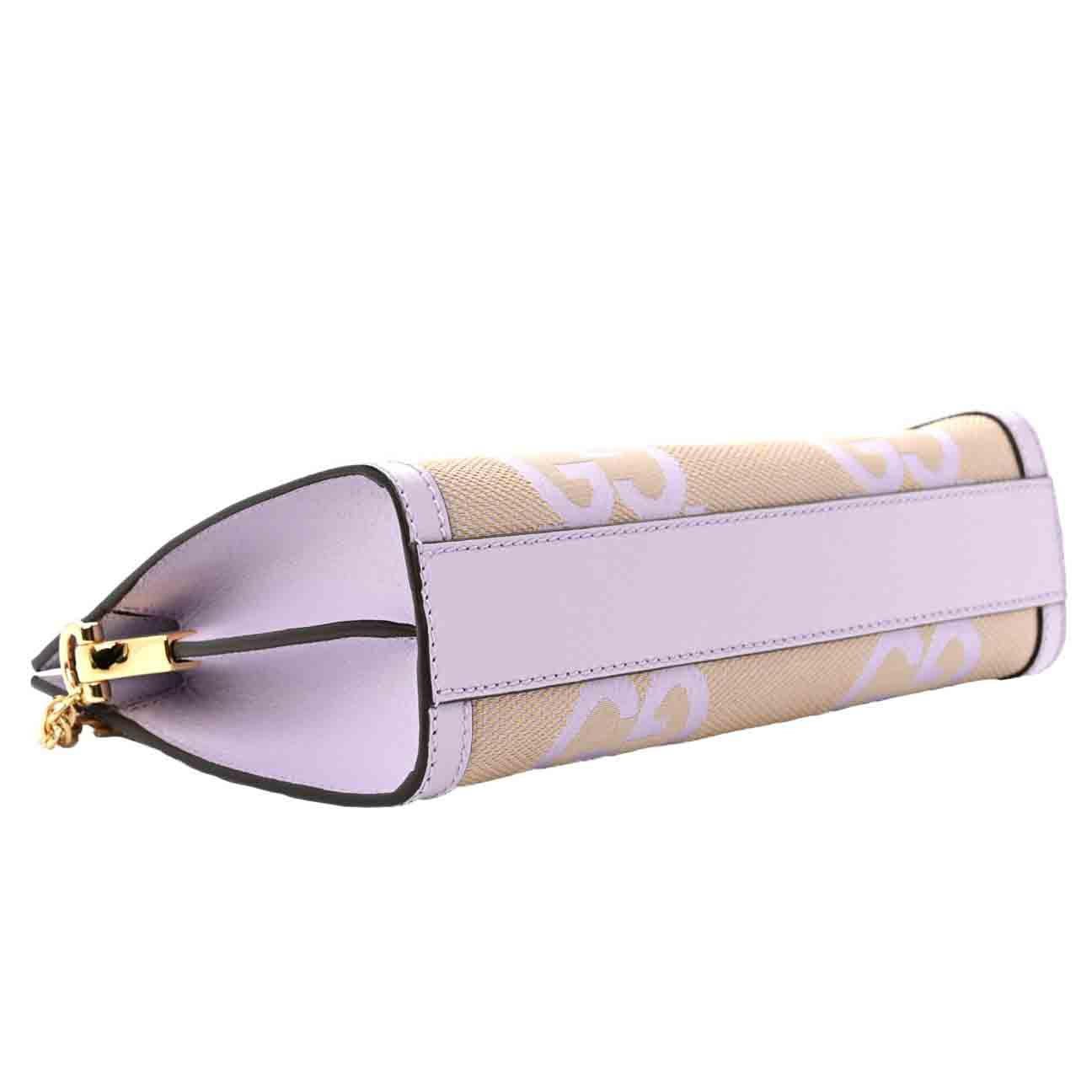 Gucci Ophidia Jumbo GG Shoulder Bag in Lilac