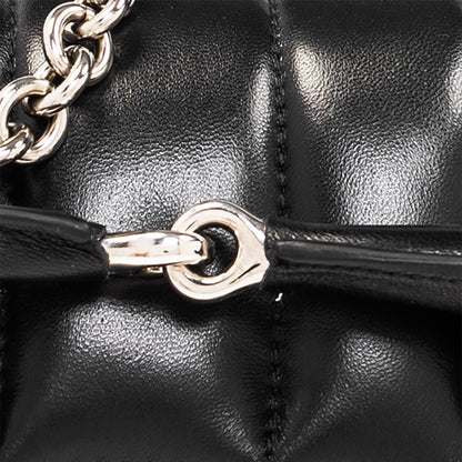 [Gucci] Quilted Leather Horsebit BagBagsGucciDPUS Designer Outlet764339-10008132135844Black[Gucci] Quilted Leather Horsebit Bag