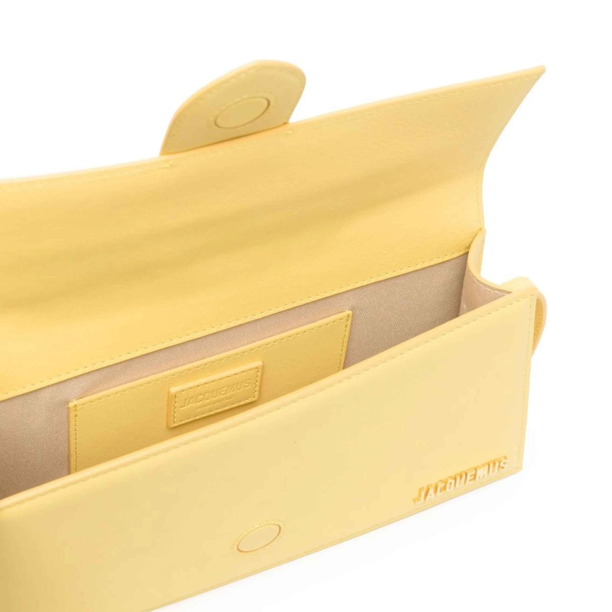 Jacquemus Le Bambino Long Shoulder Bag in YellowHandbagsJacquemusDPUS Designer Outlet3700943112583Jacquemus Le Bambino Long Shoulder Bag in Yellow