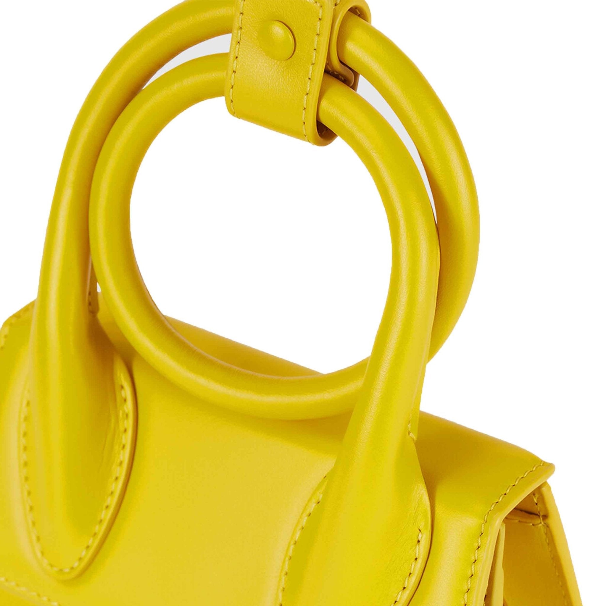 Jacquemus Le Chiquito Noeud in YellowHandbagsJacquemusDPUS Designer Outlet3700943004253Jacquemus Le Chiquito Noeud in Yellow