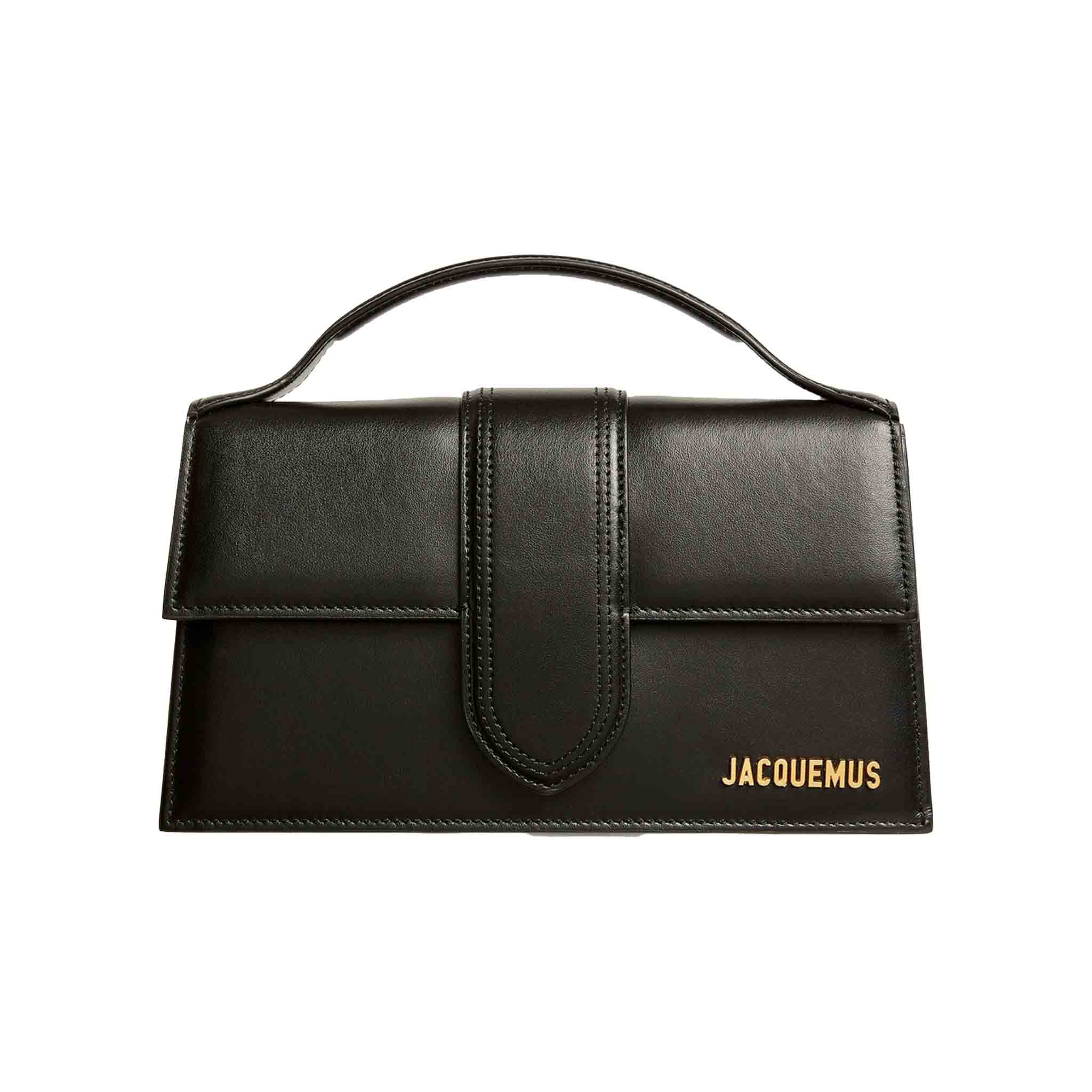 Jacquemus Le Grand Bambino in Black LeatherHandbagsJacquemusDPUSJacquemus Le Grand Bambino in Black Leather