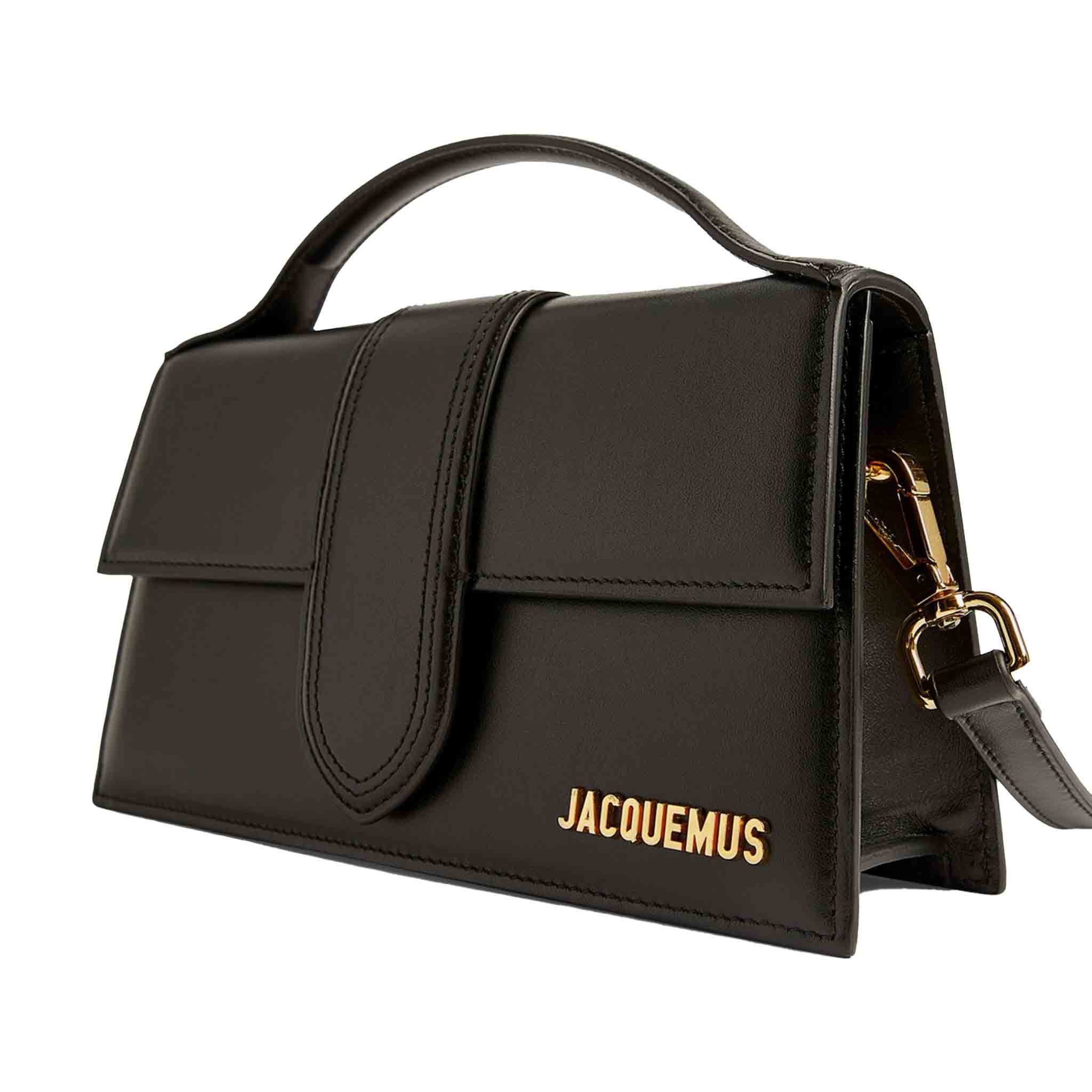 Jacquemus Le Grand Bambino in Black LeatherHandbagsJacquemusDPUSJacquemus Le Grand Bambino in Black Leather