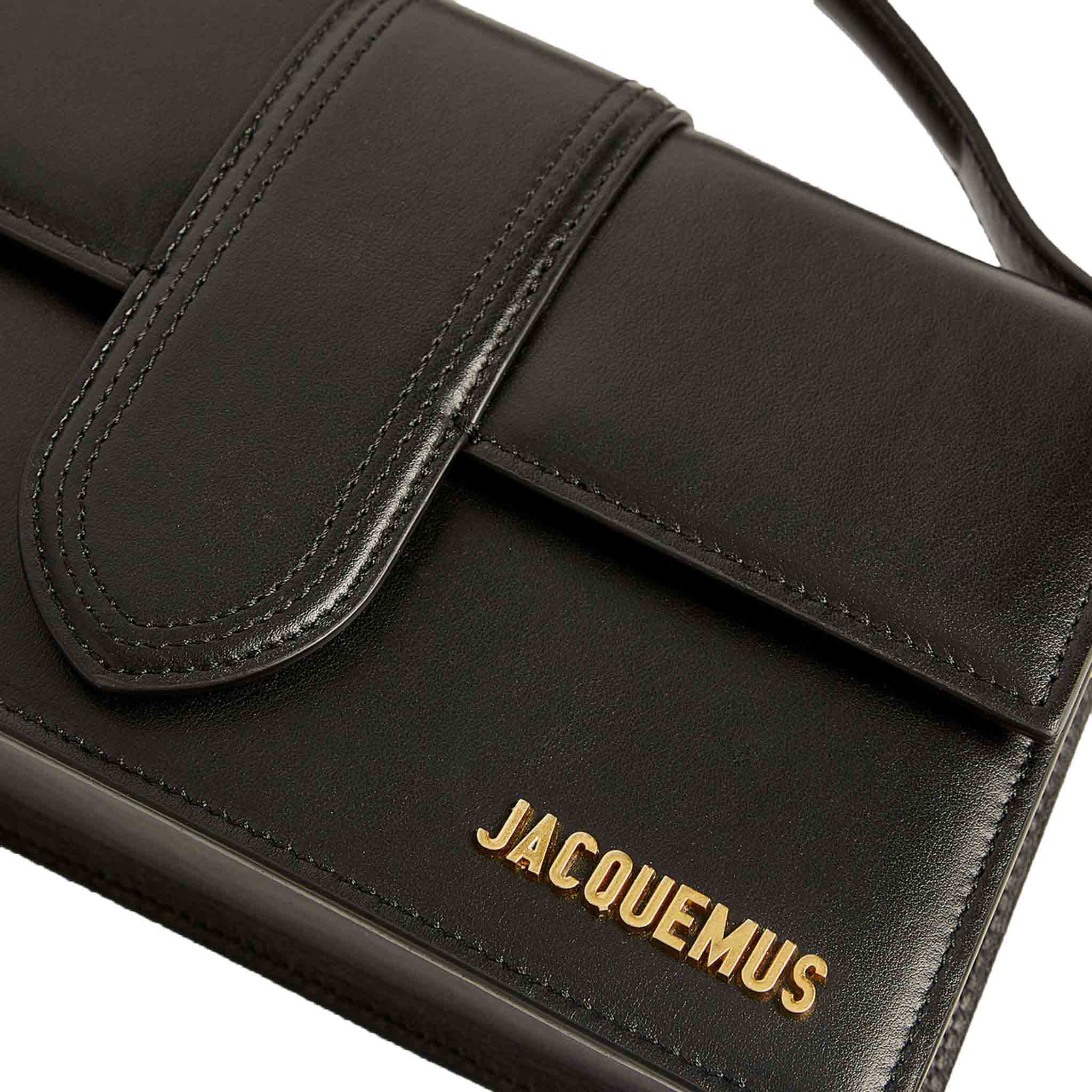 Jacquemus Le Grand Bambino in Black LeatherHandbagsJacquemusDPUSJacquemus Le Grand Bambino in Black Leather