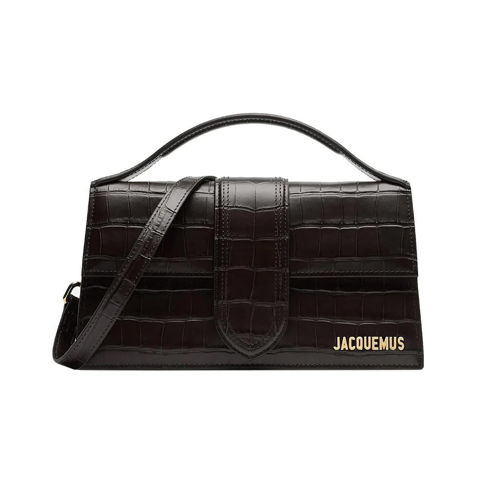 Jacquemus Le Grand Bambino in Black Moc CrocBagsJacquemusDPUS Designer Outlet152014414875Jacquemus Le Grand Bambino in Black Moc Croc