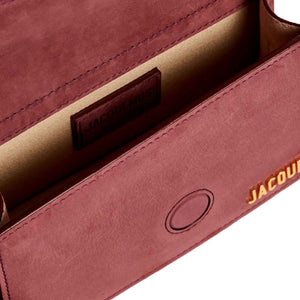 Jacquemus Le Grand Bambino in Burgundy NubuckHandbagsJacquemusDPUSJacquemus Le Grand Bambino in Burgundy Nubuck