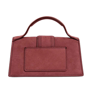 Jacquemus Le Grand Bambino in Burgundy NubuckHandbagsJacquemusDPUSJacquemus Le Grand Bambino in Burgundy Nubuck