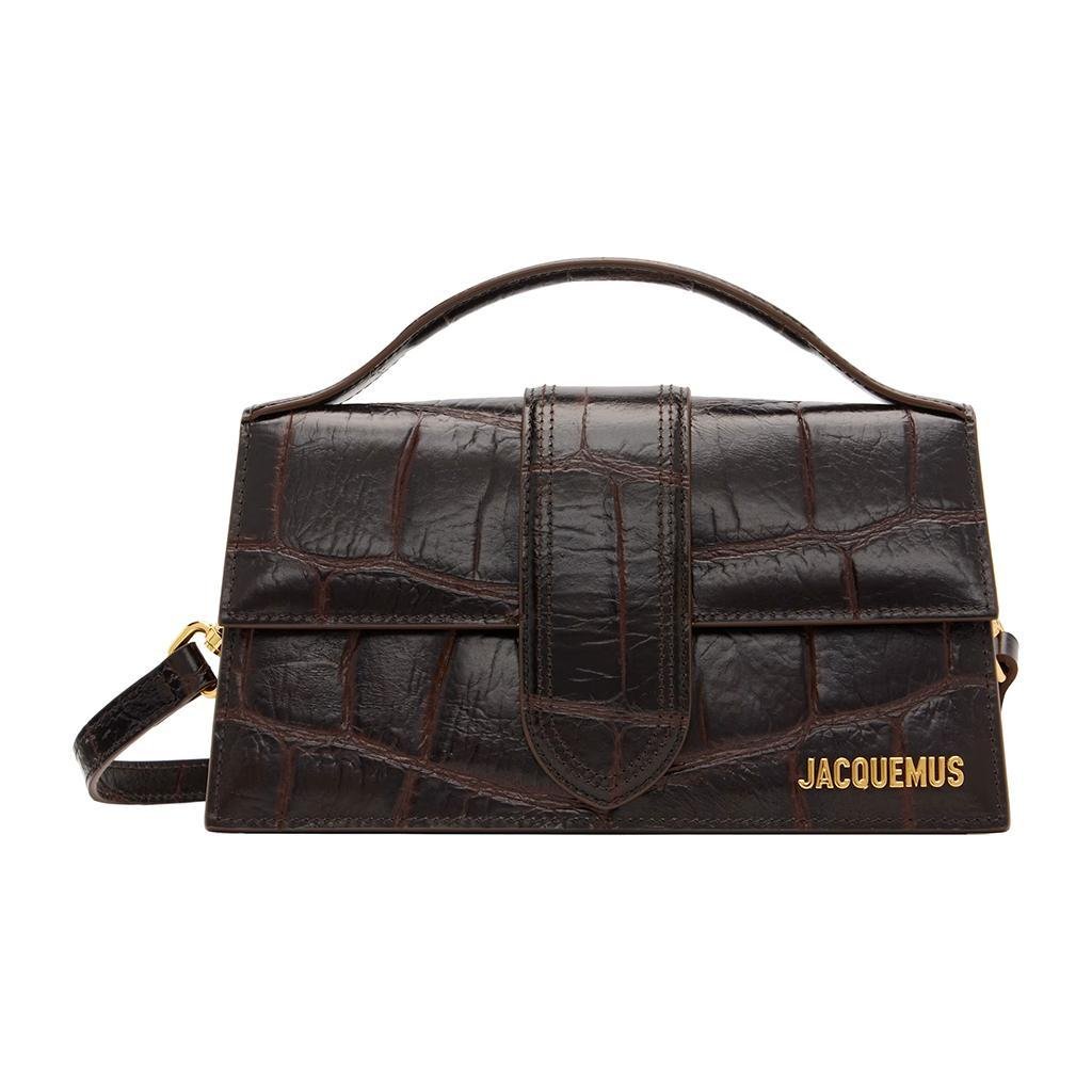 Jacquemus Le Grand Bambino in Dark Brown Moc CrocBagsJacquemusDPUS Designer Outlet152013061445Jacquemus Le Grand Bambino in Dark Brown Moc Croc