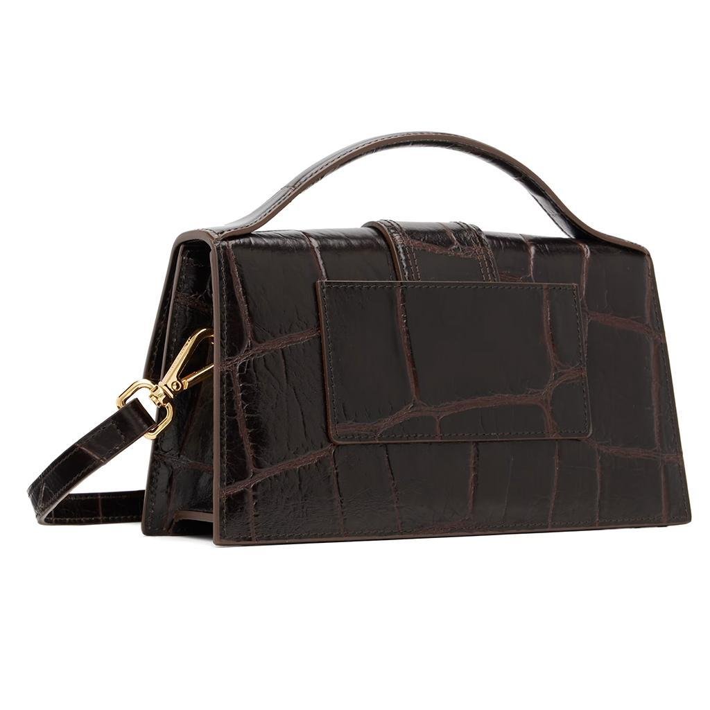 Jacquemus Le Grand Bambino in Dark Brown Moc CrocBagsJacquemusDPUS Designer Outlet152013061445Jacquemus Le Grand Bambino in Dark Brown Moc Croc