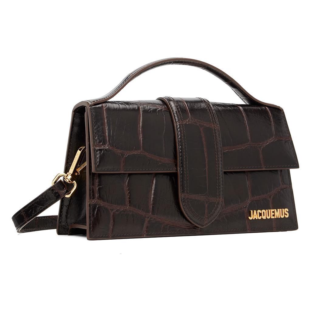 Jacquemus Le Grand Bambino in Dark Brown Moc CrocBagsJacquemusDPUS Designer Outlet152013061445Jacquemus Le Grand Bambino in Dark Brown Moc Croc