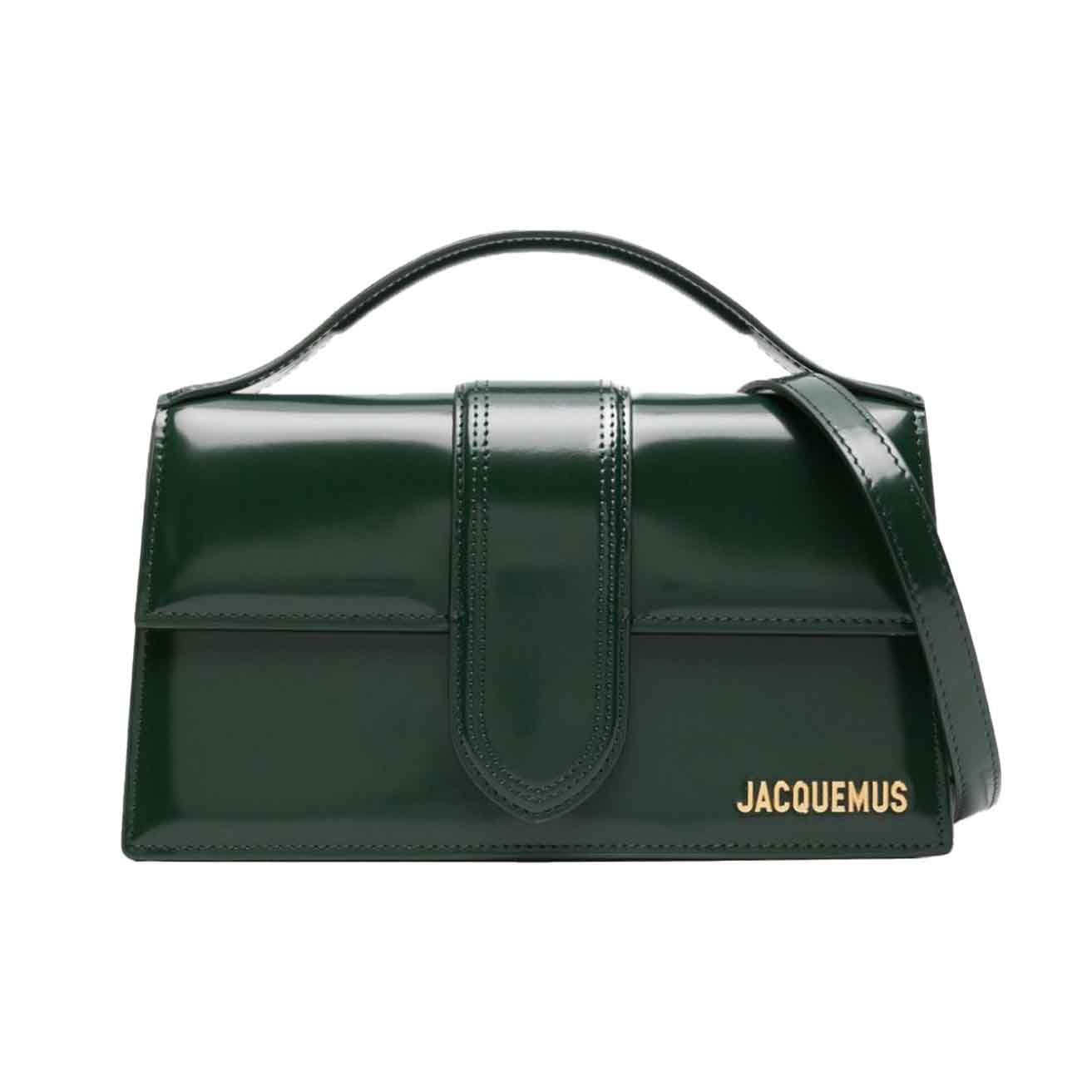 Jacquemus Le Grand Bambino in Dark GreenHandbagsJacquemusDPUS Designer OutletJacquemus Le Grand Bambino in Dark Green