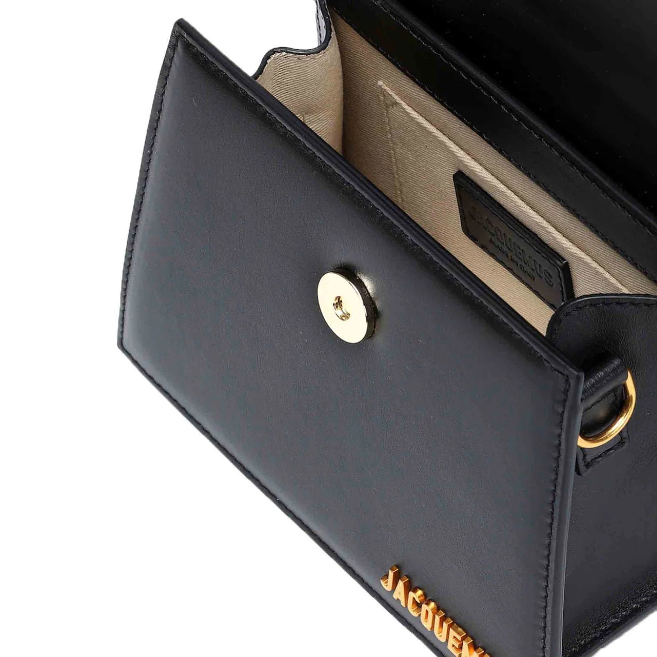 Jacquemus Le Grand Chiquito in Black LeatherHandbagsJacquemusDPUS Designer OutletJacquemus Le Grand Chiquito in Black Leather