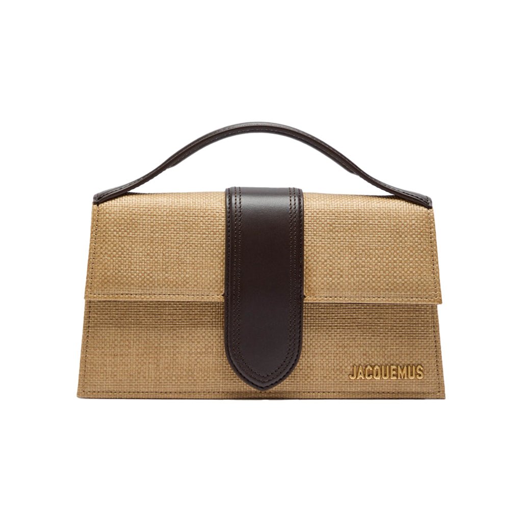 Jacquemus Le Grand Raffia Bambino BagBagsJacquemusDPUS Designer Outlet152013582070152018365142Brown/ BlackJacquemus Le Grand Raffia Bambino Bag