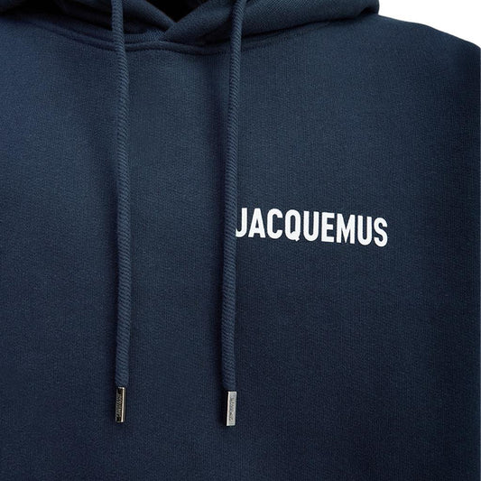 Jacquemus Le Sweatshirt Logo Hoodie in Dark NavyHoodies & Zip - UpsJacquemusDPUS Designer Outlet3700943193278SJacquemus Le Sweatshirt Logo Hoodie in Dark Navy