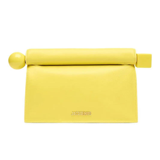 Jacquemus Pochette Rond Carré BagBagsJacquemusDPUS Designer Outlet152016120903YellowJacquemus Pochette Rond Carré Bag