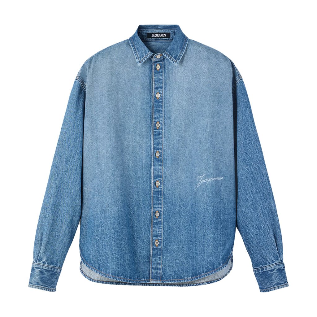 [Jacquemus] The Chemise De-Nimes Simon Denim ShirtOvershirtJacquemusDPUS Designer OutletSHM00545AD00017-33C-463700943745286Blue46[Jacquemus] The Chemise De-Nimes Simon Denim Shirt