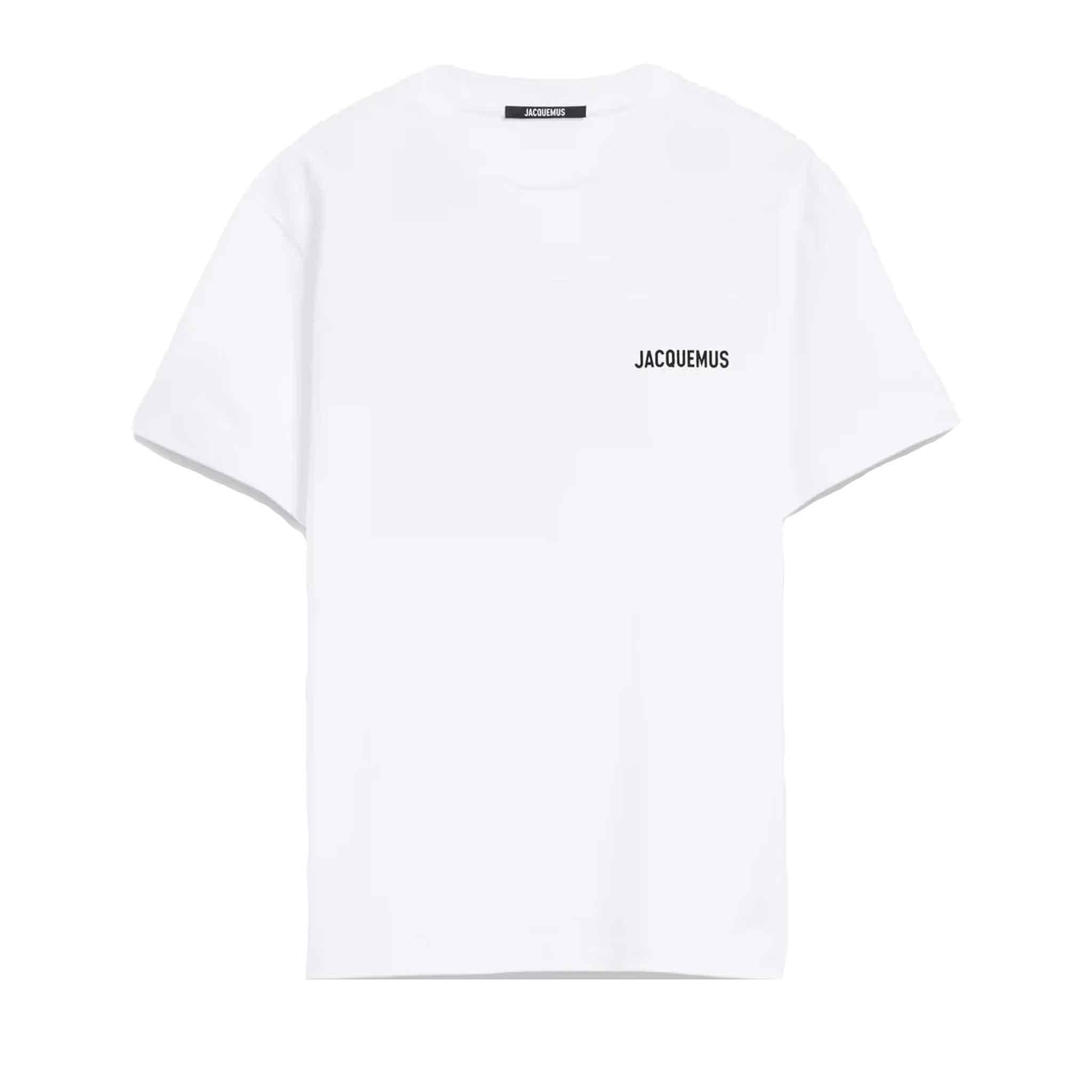 Jacquemus The Dubai Address T-Shirt in WhiteT-ShirtsJacquemusDPUS Designer OutletSJacquemus The Dubai Address T-Shirt in White