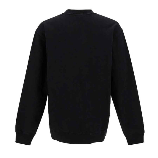 Jacquemus The Gros Grain Logo Crewneck Sweatshirt in Black