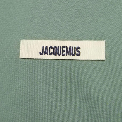 Jacquemus The Gros Grain Logo Crewneck Sweatshirt in Green