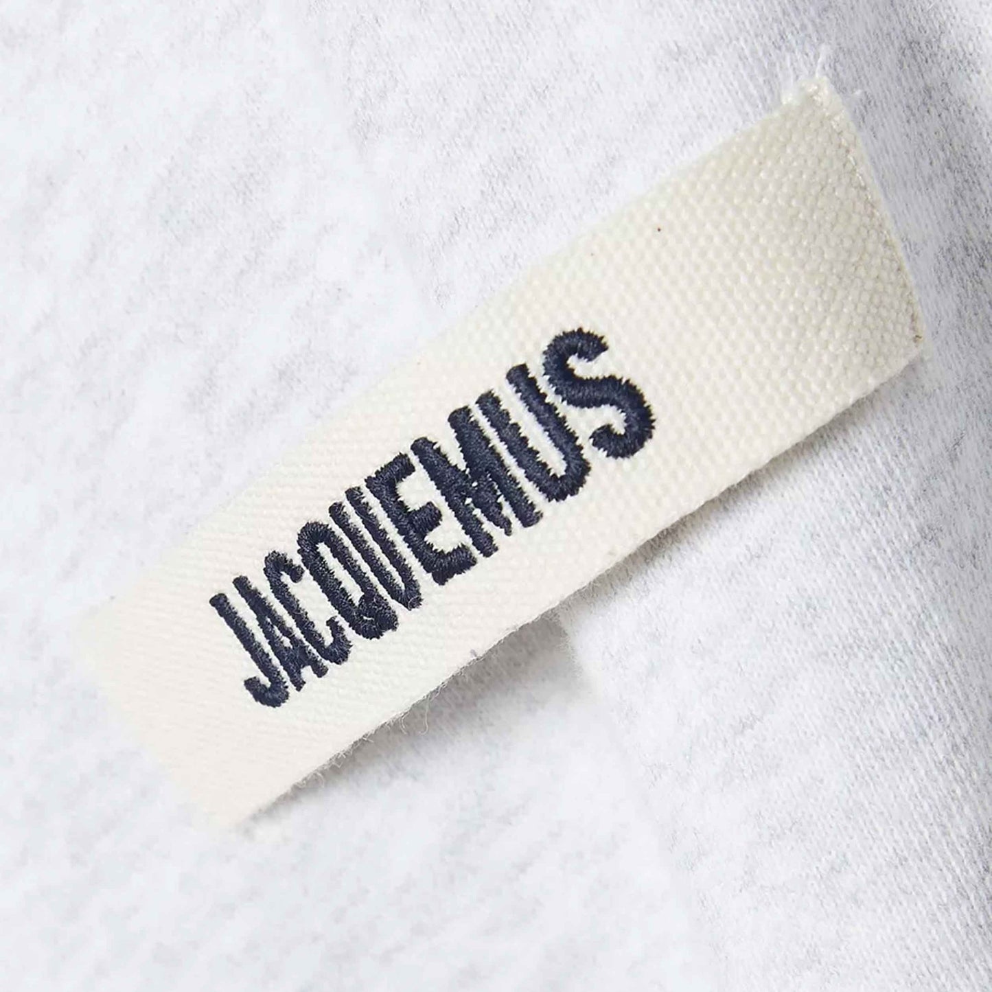 Jacquemus The Gros Grain Logo Crewneck Sweatshirt in Grey