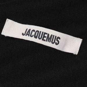 Jacquemus The Gros Grain Logo Hoodie in BlackHoodiesJacquemusDPUSSJacquemus The Gros Grain Logo Hoodie in Black