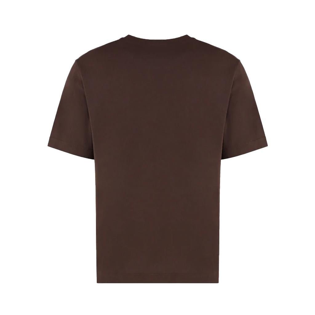 Jacquemus The Gros Grain Logo T-Shirt in BrownT-ShirtsJacquemusDPUS Designer Outlet3700943763020XSJacquemus The Gros Grain Logo T-Shirt in Brown