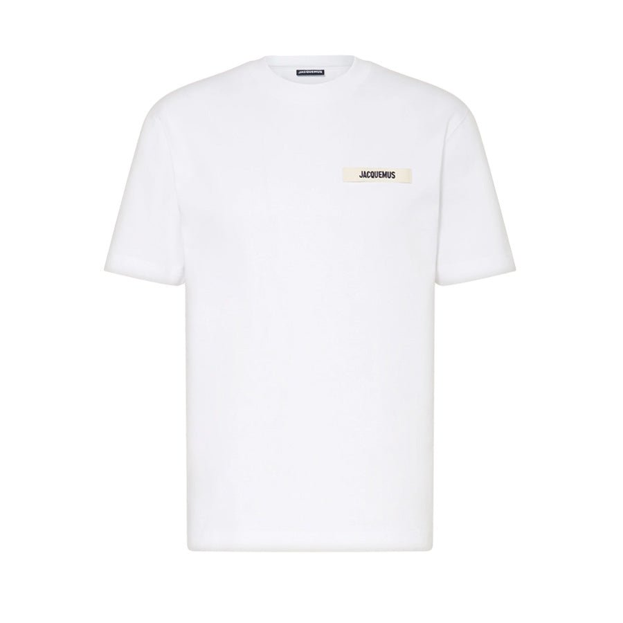 Jacquemus The Gros Grain Logo T-Shirt in White