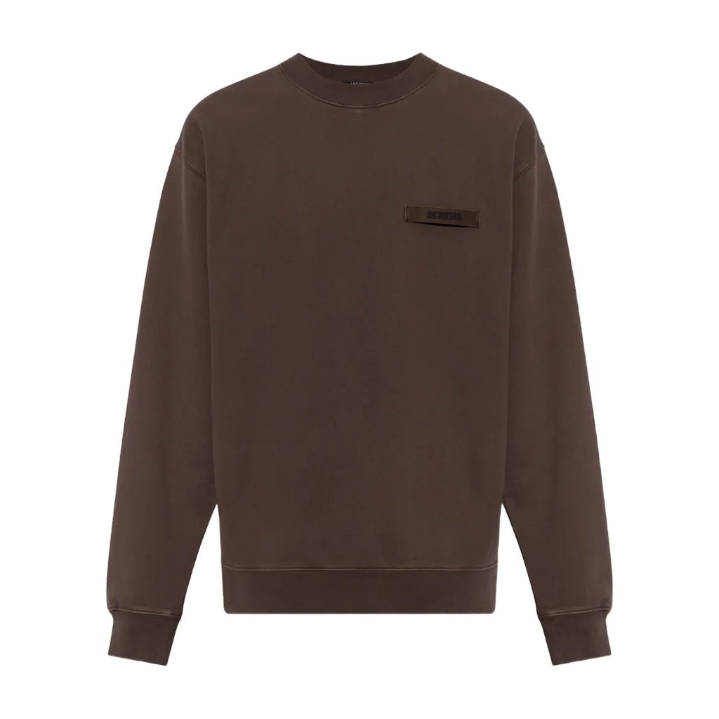 [Jacquemus] The Gros Grain SweatshirtSweatshirtsJacquemusDPUS Designer OutletSSM00206AJ00126-850-S3700943972088BrownS[Jacquemus] The Gros Grain Sweatshirt