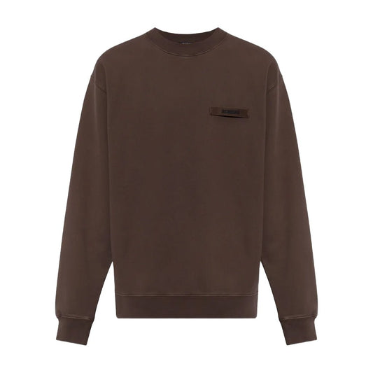 [Jacquemus] The Gros Grain SweatshirtSweatshirtsJacquemusDPUS Designer OutletSSM00206AJ00126-850-S3700943972088BrownS[Jacquemus] The Gros Grain Sweatshirt