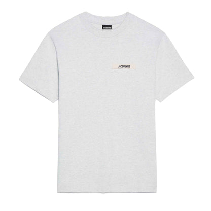 Jacquemus The Gros Grain T-Shirt in GreyT-ShirtsJacquemusDPUS Designer Outlet3700943449771SJacquemus The Gros Grain T-Shirt in Grey