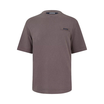 [Jacquemus] The Gros Grain T-ShirtT-ShirtJacquemusDPUS Designer OutletTSM00133AJ00226-850-S3700943975904BrownS[Jacquemus] The Gros Grain T-Shirt