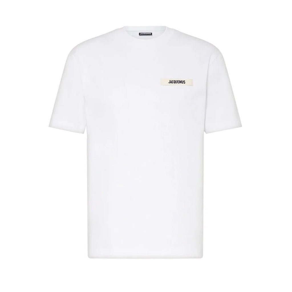 Jacquemus The Gros Grain T-ShirtT-ShirtsJacquemusDPUS Designer Outlet3700943649539WhiteXSJacquemus The Gros Grain T-Shirt
