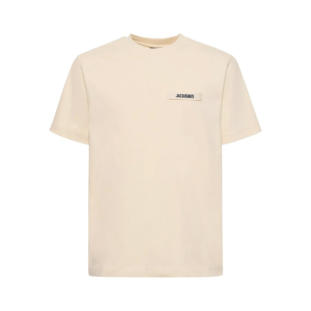 Jacquemus The Gros Grain T-ShirtT-ShirtsJacquemusDPUS Designer Outlet3700943649614BeigeXSJacquemus The Gros Grain T-Shirt