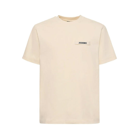 Jacquemus The Gros Grain T-ShirtT-ShirtsJacquemusDPUS Designer Outlet3700943649614BeigeXSJacquemus The Gros Grain T-Shirt